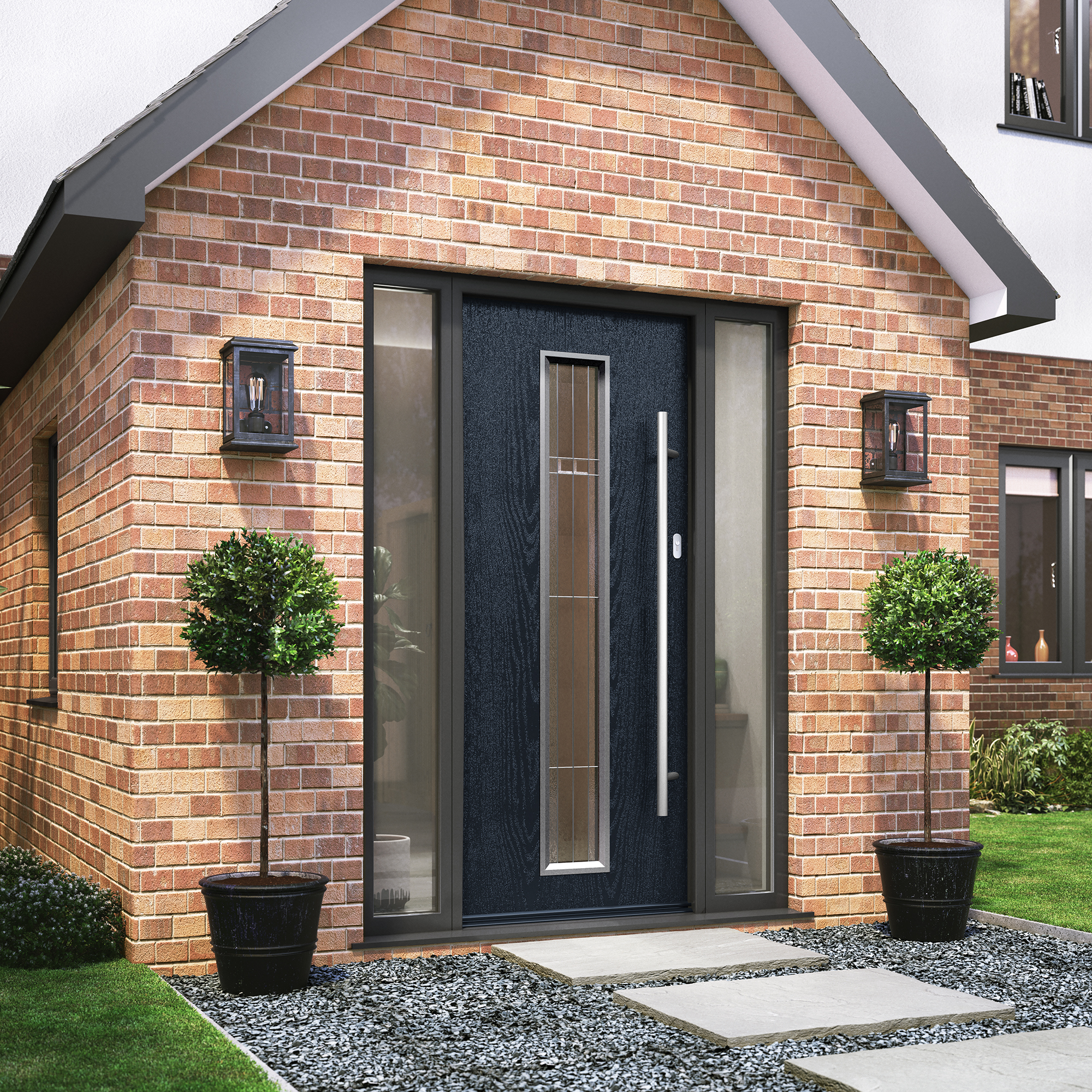 Black Composite Door