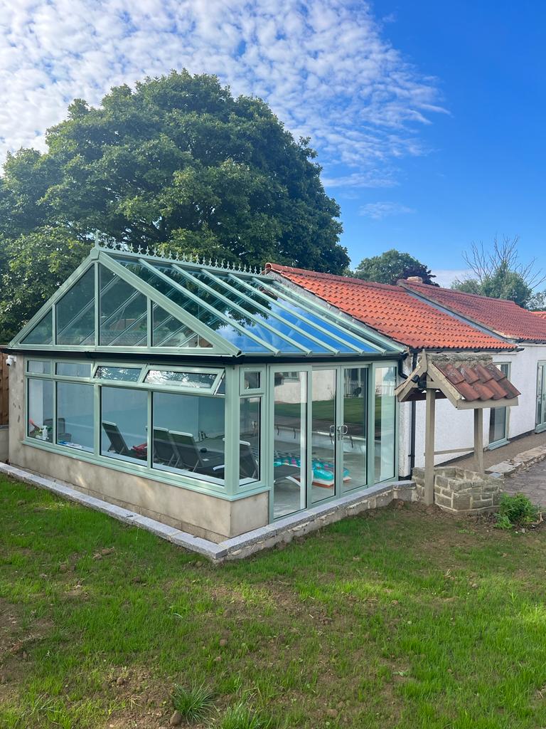 Green Gable front Conservatory Roof