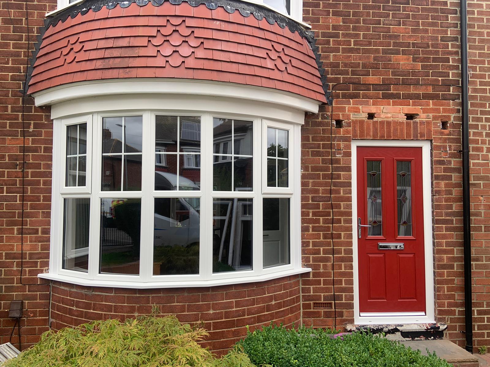 Red Composite Door