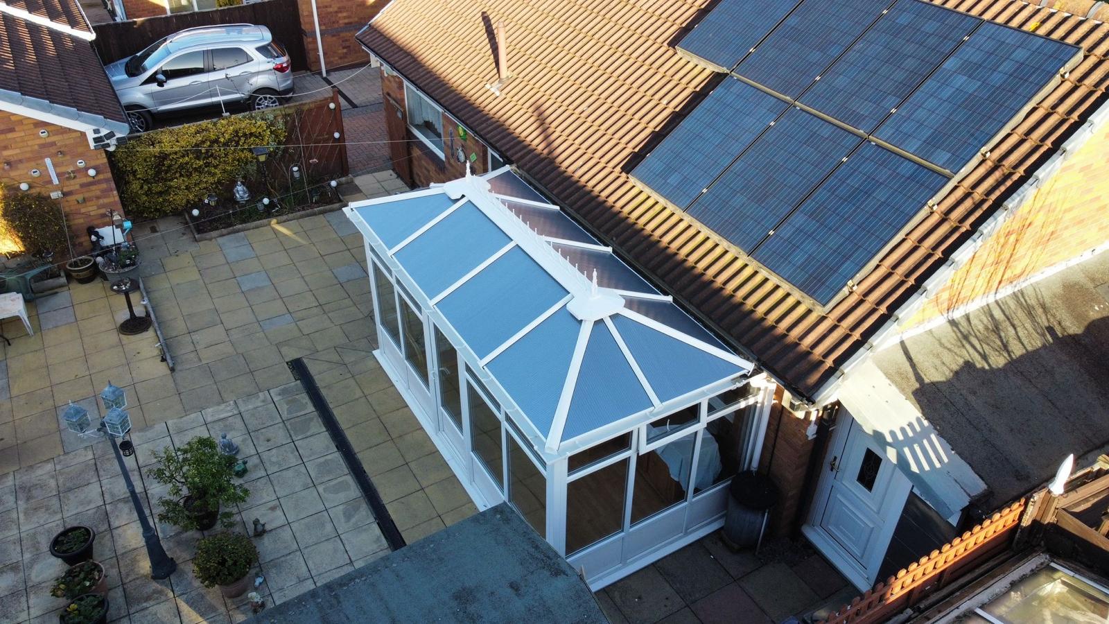 Birdseye view of an Edwardian Conservatory