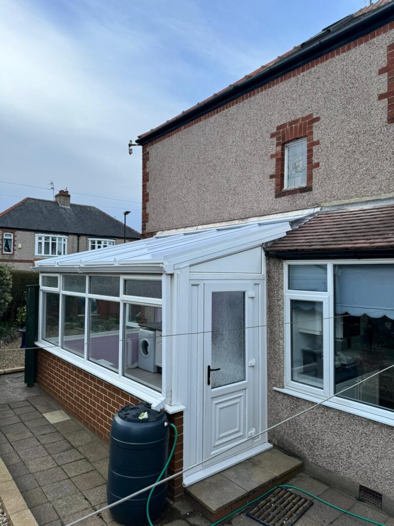 Porch Window Installation