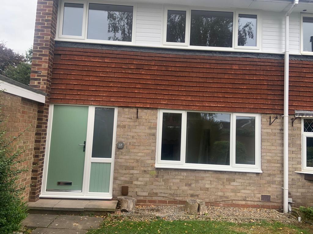 New windows and Chartwell Green Door